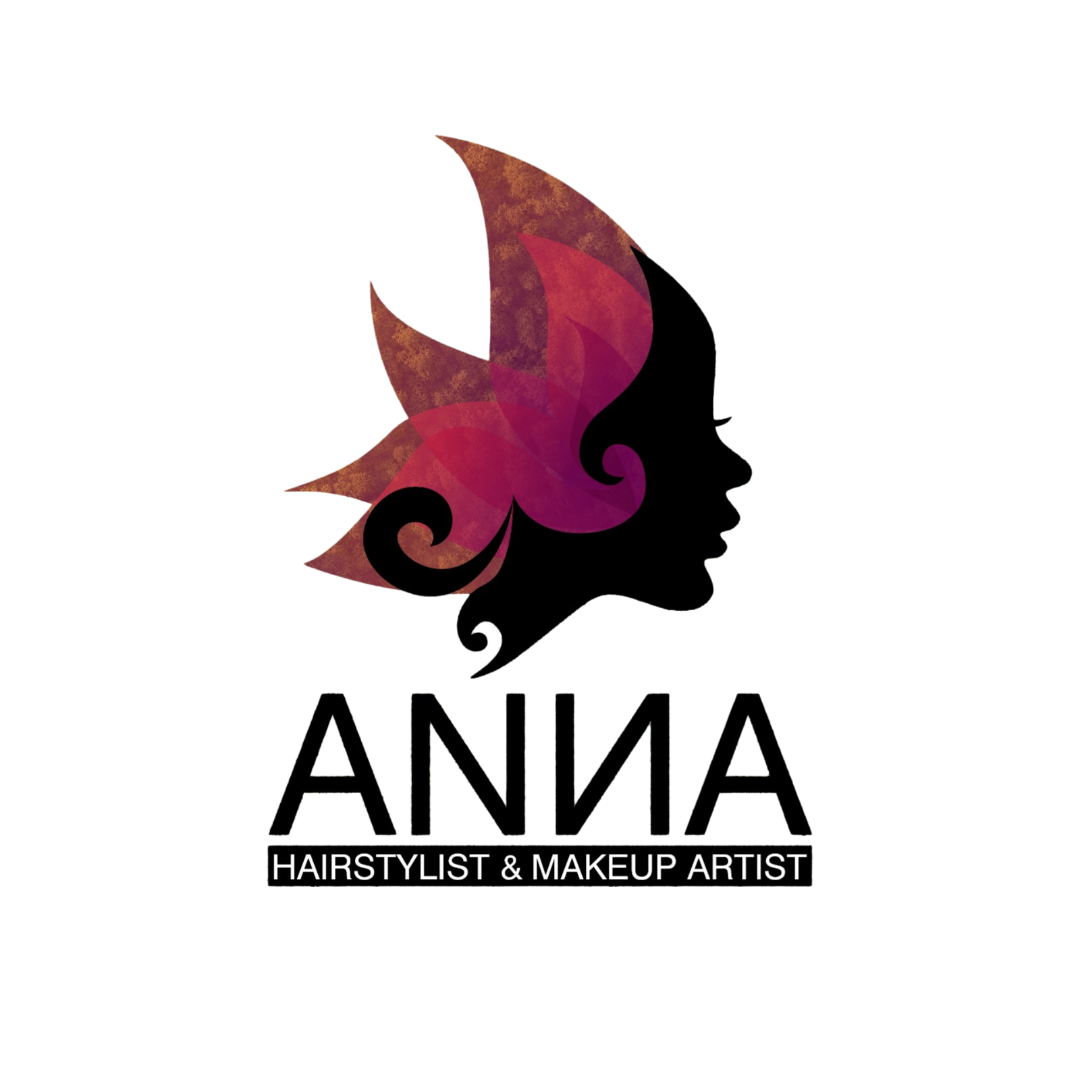 ANNA HAIRSTYLIST and MAKEUP ARTIST LOGO